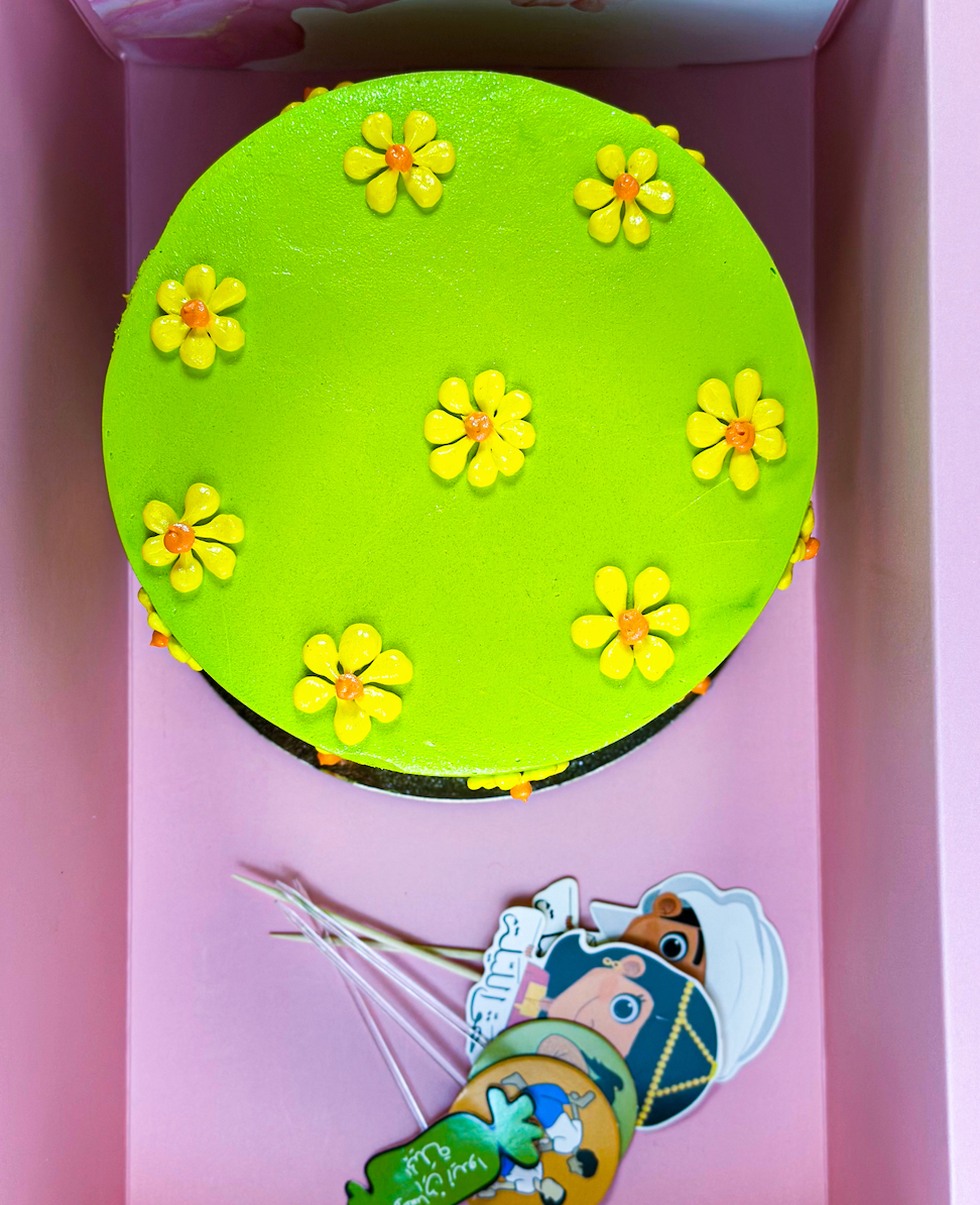 Milana Cake in Green - Milana Sweets